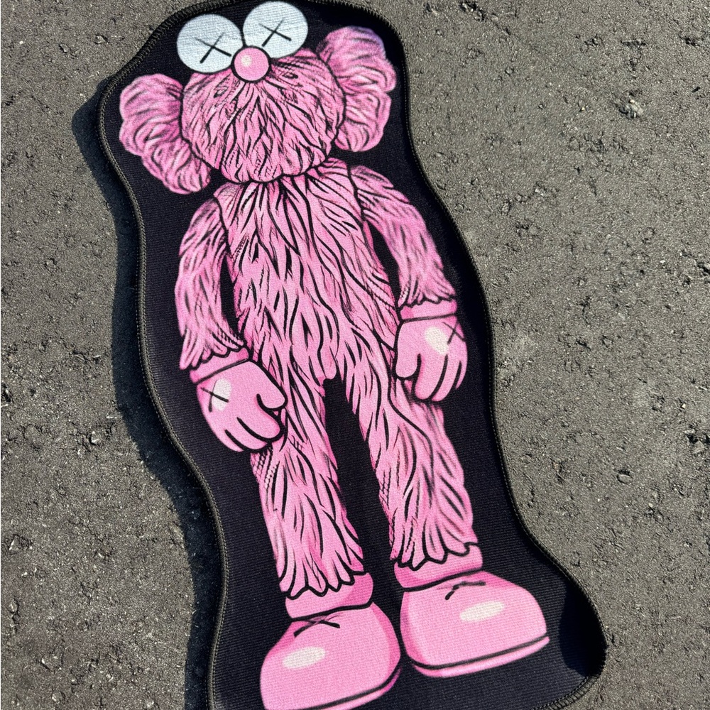 Pink Kaws Standalone Custom Rug - Picture 2 of 3